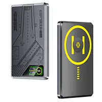 3-in-1 Intelligent TFT  Display Ultra Slim Magnetic Wireless Power bank 5000mAh