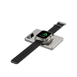 핑거링이 있는 다기능 지능형 자기 무선 배터리 팩, 9000mAh+PD20W+MagSafe15W+iWatch 5W