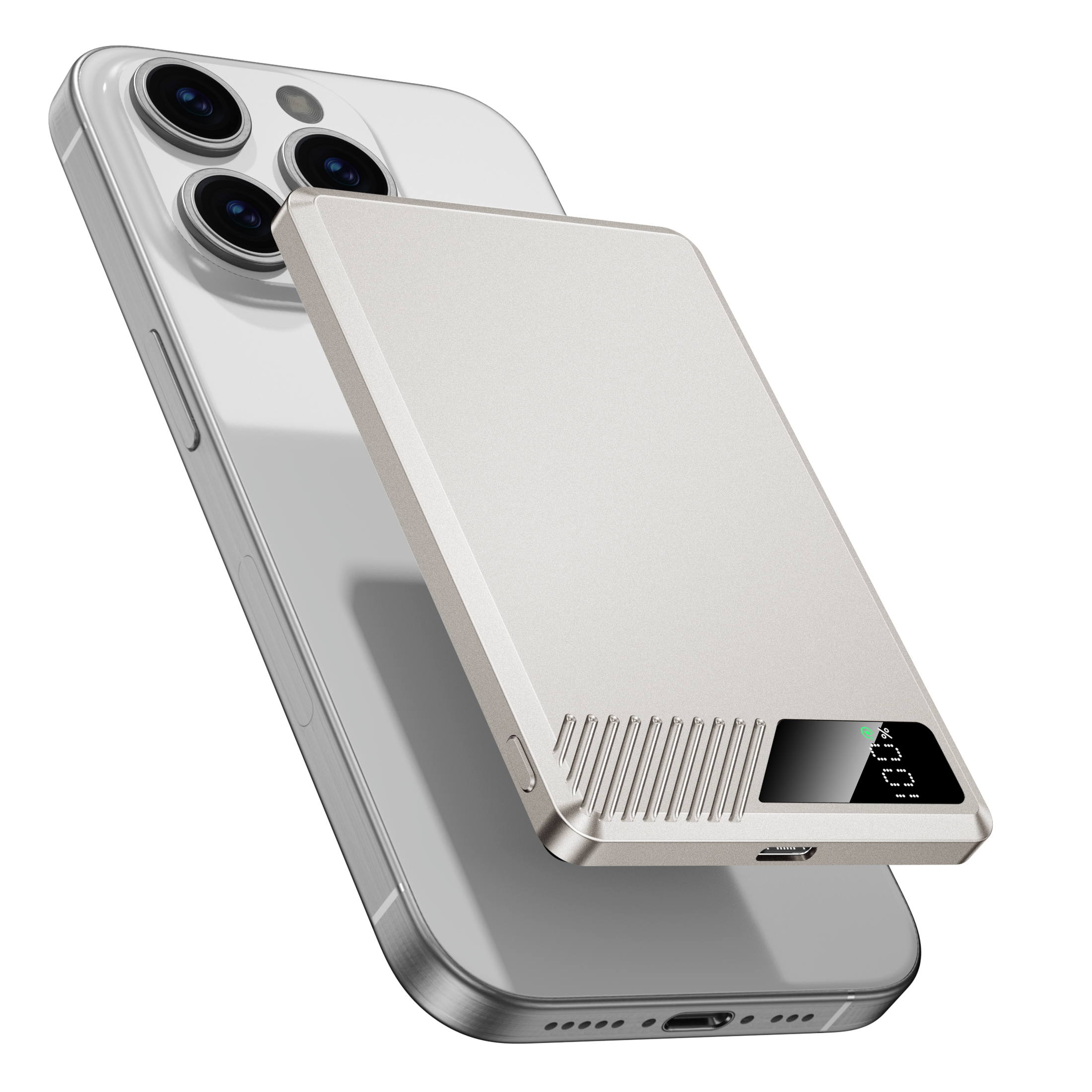 Ultra Slim Intelligent Magnetic Wireless Power bank 5000mAh