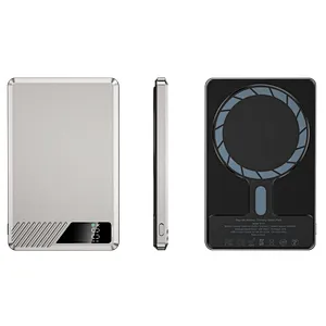 Ultra Slim Intelligent Magnetic Wireless Power bank 5000mAh