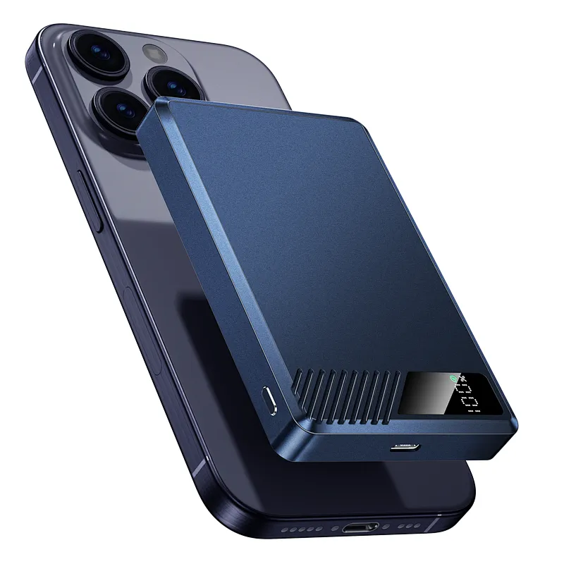 Ultra Slim Intelligent Magnetic Wireless Power bank 10000mAh