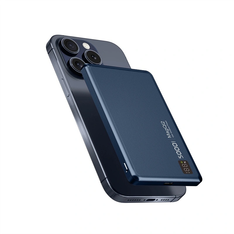 Ultra Slim Magnetic Wireless Power bank  5000mAh