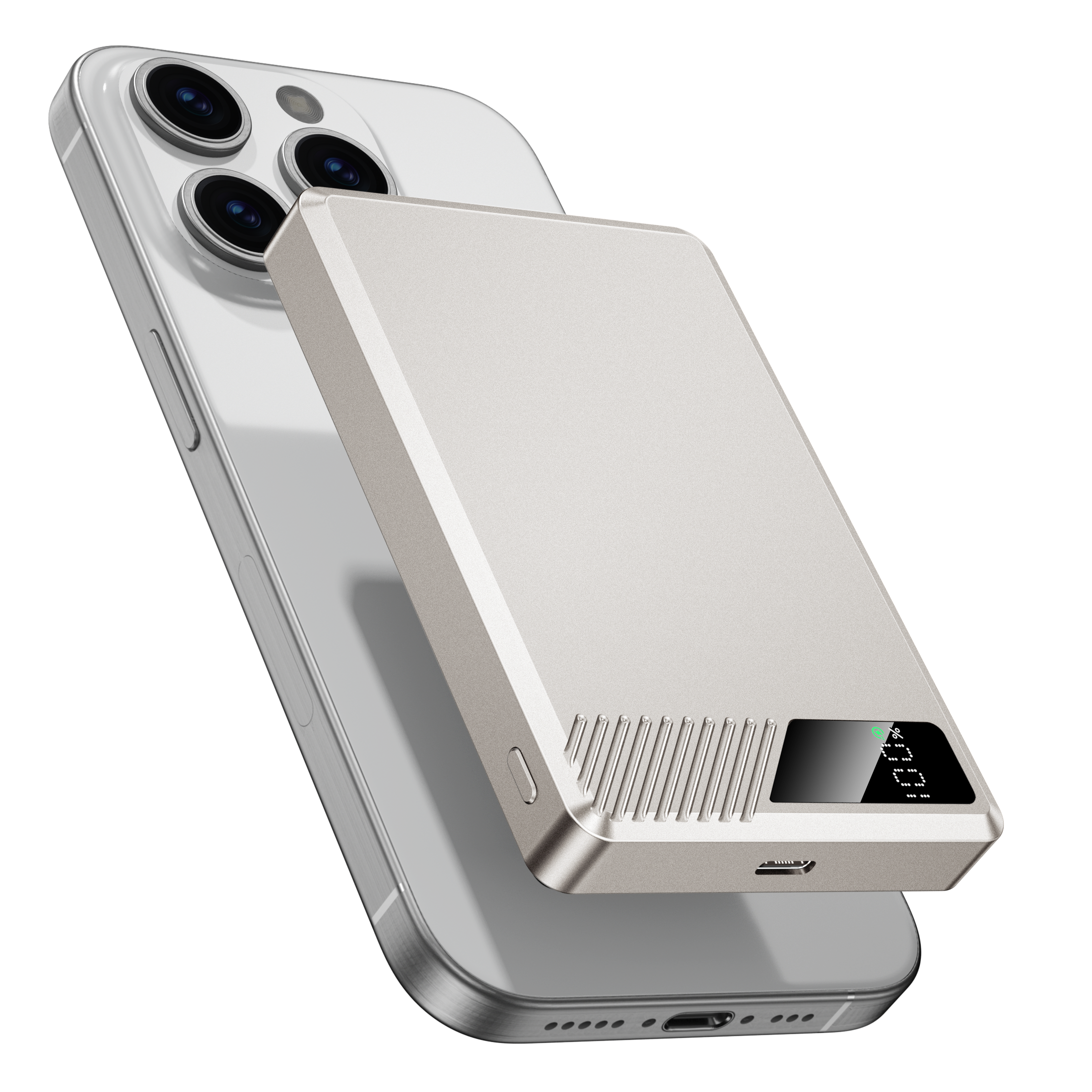 Ultra Slim Intelligent Magnetic Wireless Power bank 10000mAh
