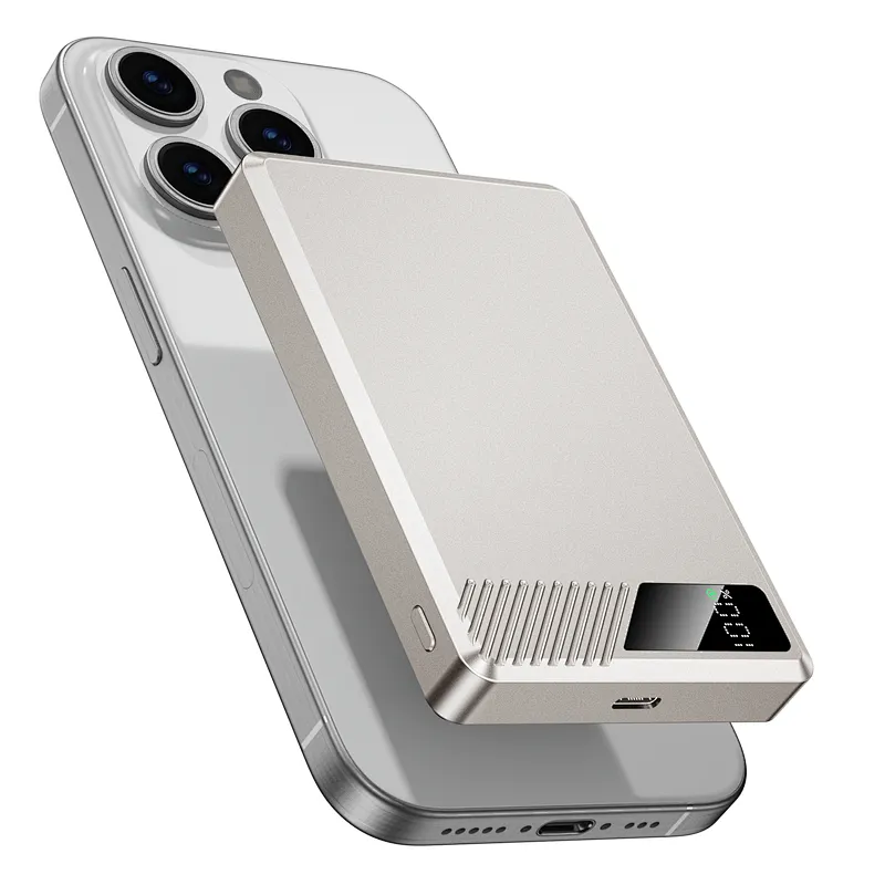 Ultra Slim Intelligent Magnetic Wireless Power bank 10000mAh