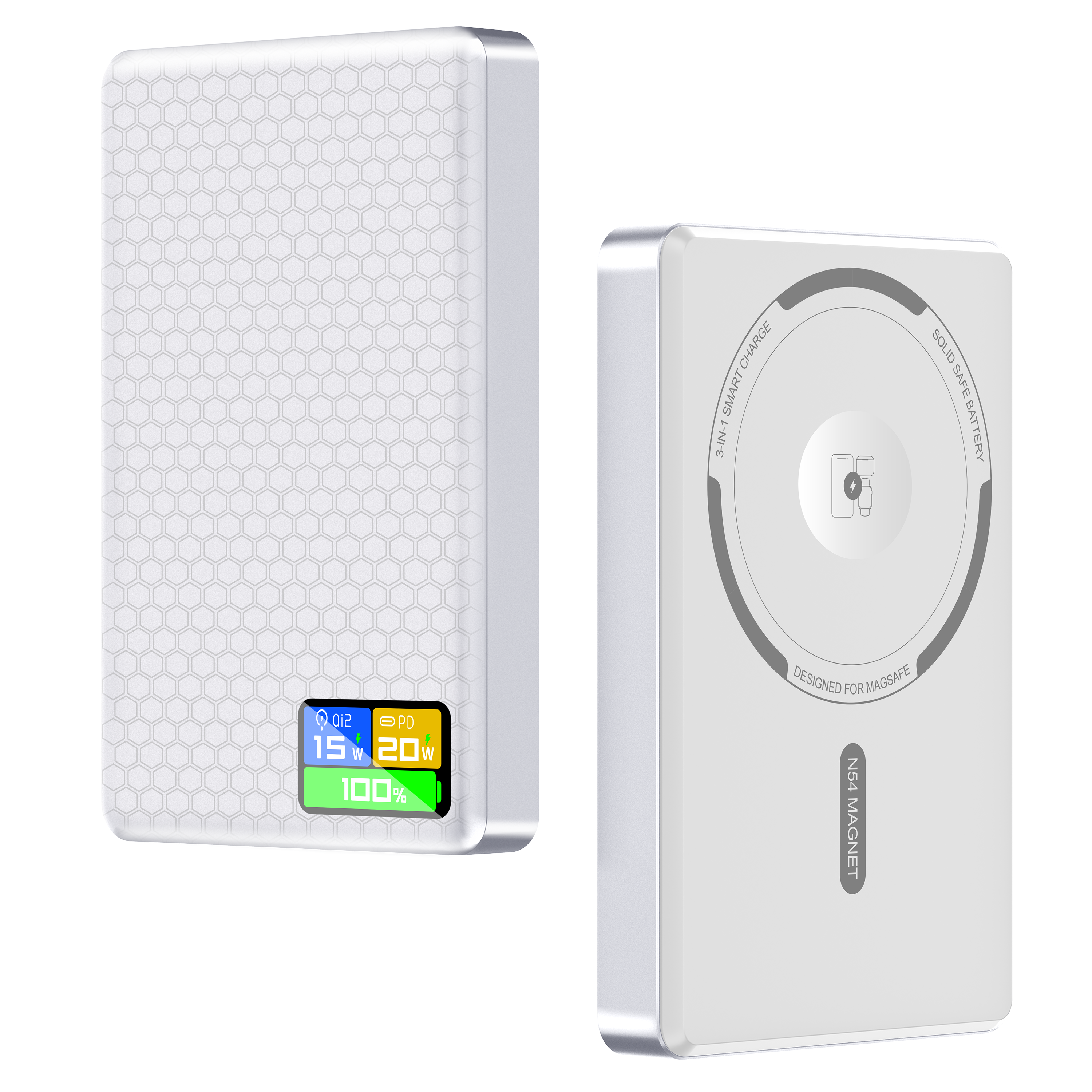 Ultra Slim Intelligent Magnetic Wireless Power bank 10000mAh