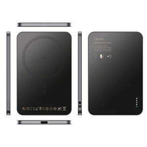 Ultra Slim Intelligent Magnetic Wireless Power Bank 3000mAh for iPhone MagSafe /AirPods