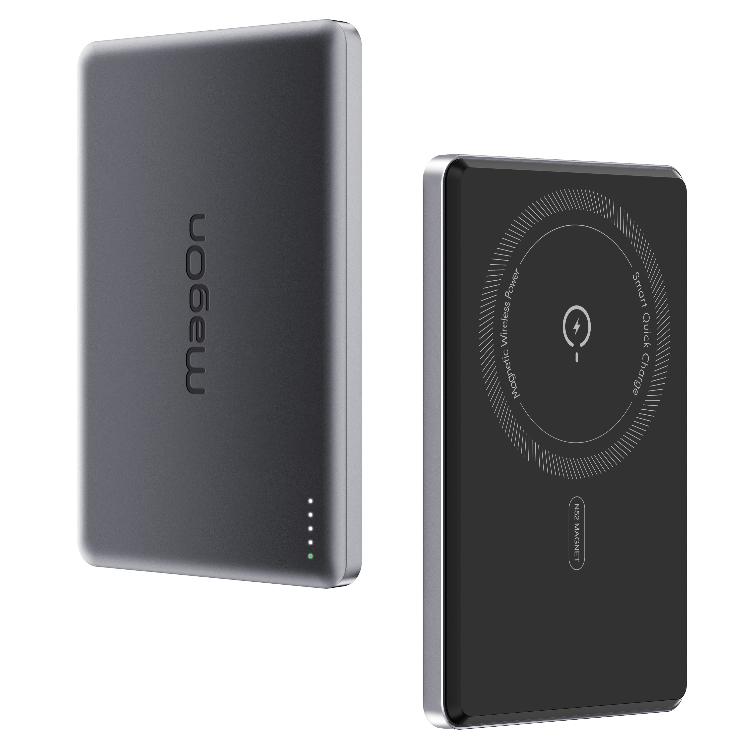 Ultra Slim Magnetic Wireless Power Bank 5000mAh