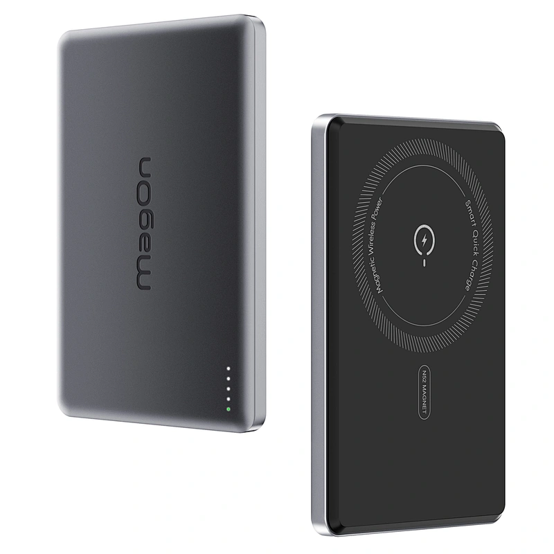 Ultra Slim Magnetic Wireless Power Bank 5000mAh