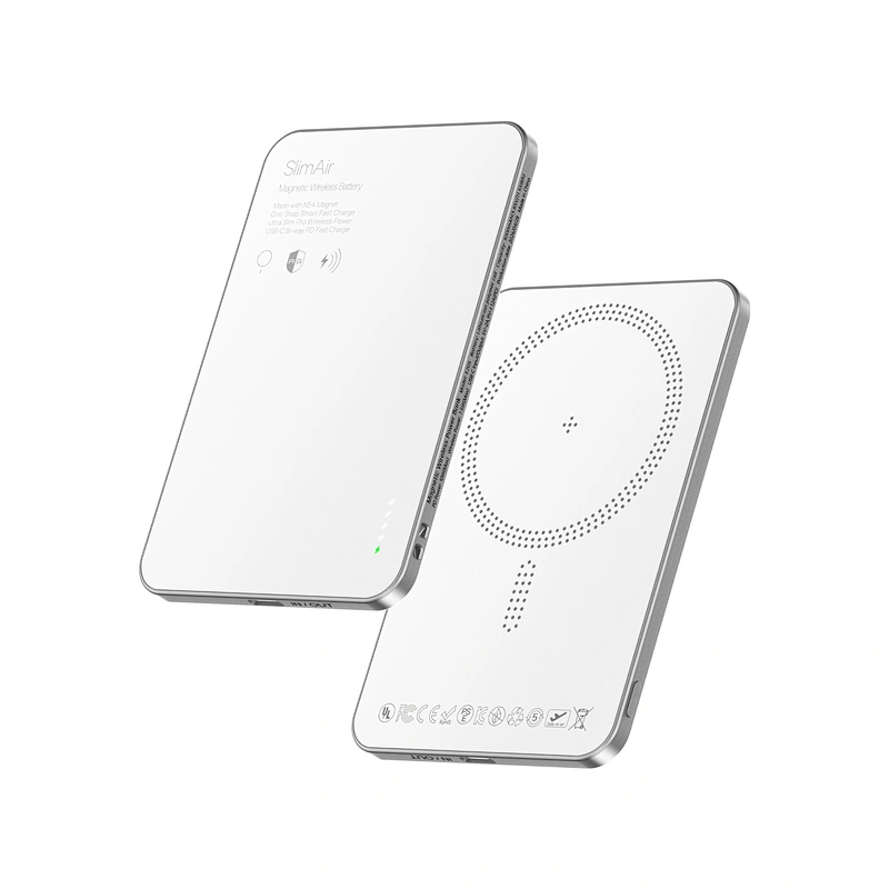 Ultra Slim Intelligent Magnetic Wireless Power Bank 3000mAh for iPhone MagSafe /AirPods