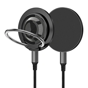 3-in-1 15W Magnetic wireless charger +2.5W watch charger ring  phone holder for iPhone/AirPods/iWatch