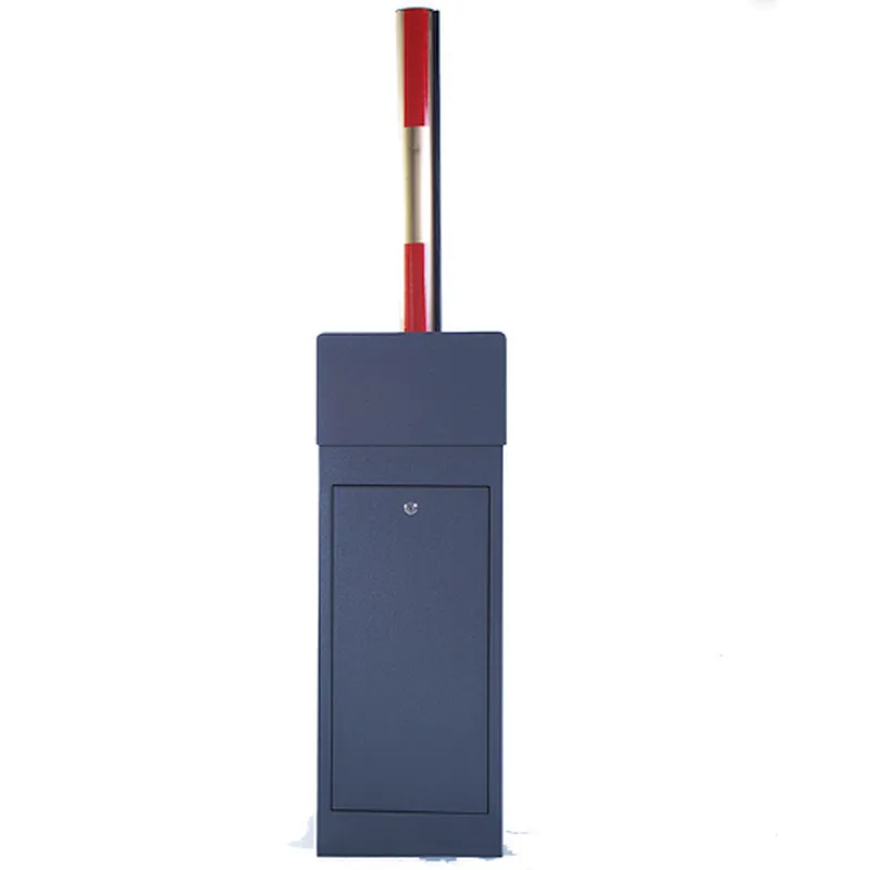 Motorised parking lot gate barriers double fold boom barrier