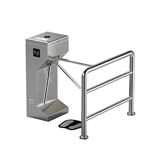 Tripod Turnstile 304 Stainless Steel Access Control IC Card And Fingerprint Turnstile