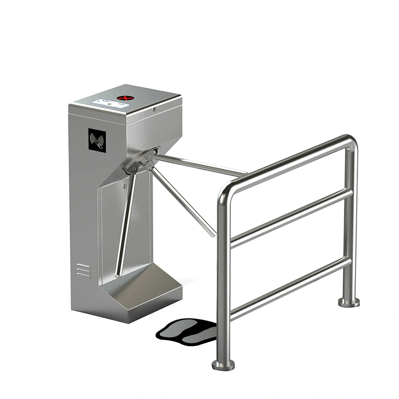 Tripod Turnstile 304 Stainless Steel Access Control IC Card And Fingerprint Turnstile