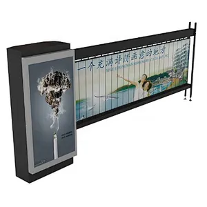 Automated car parking system advertising barrier gate for road safety gate barrier