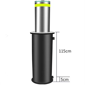 New Remote Control Illuminated Hydraulic Bollards Traffic Bollard Motor