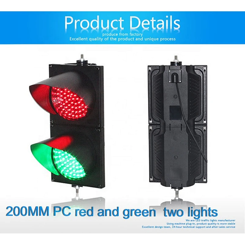 12 Years Factory New Design 200mm Multi Color Led Signal Mini Traffic Light