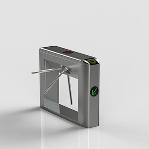 Automatic Pedestrian Waist High 304 Stainless Steel Tripod Swing Turnstile with RFID Card Tripod Turnstile Gate