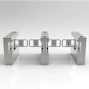 Hot Sale Security Access Control Gate Stainless Steel Auto Swing Gate Barrier For Supermarket