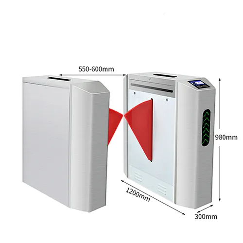 PVC Flap Gate Baffle Gate Turnstile Flap Turnstile Swing Barrier Gate