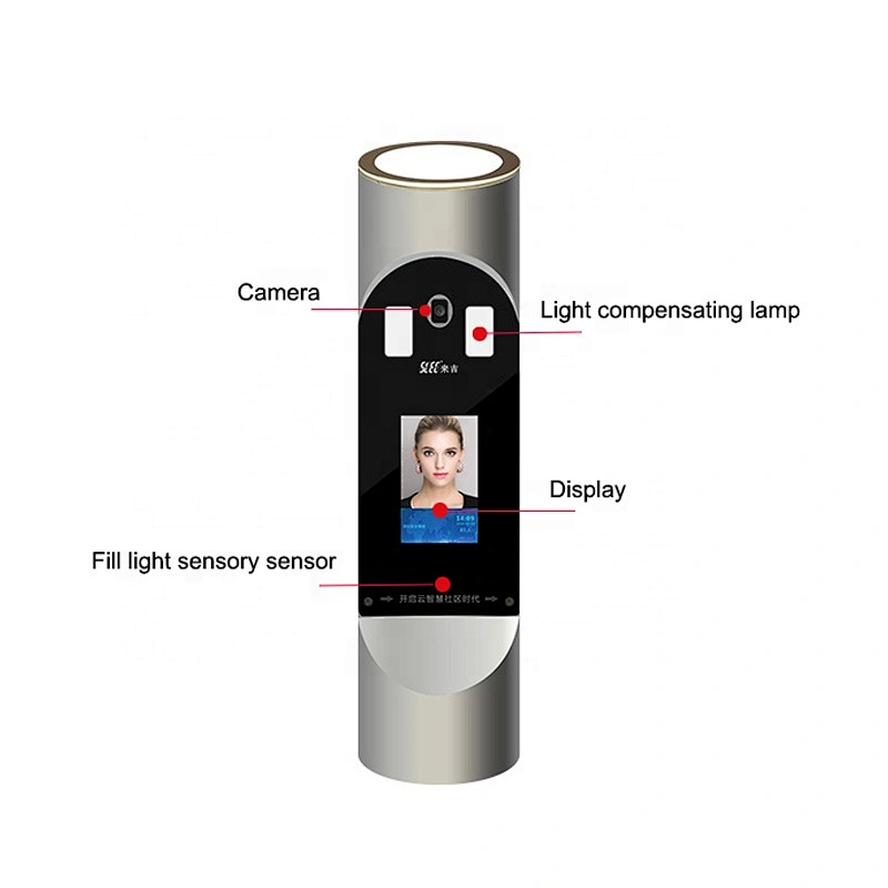 2019 New Round shape model face recognition device for access control and time attendance
