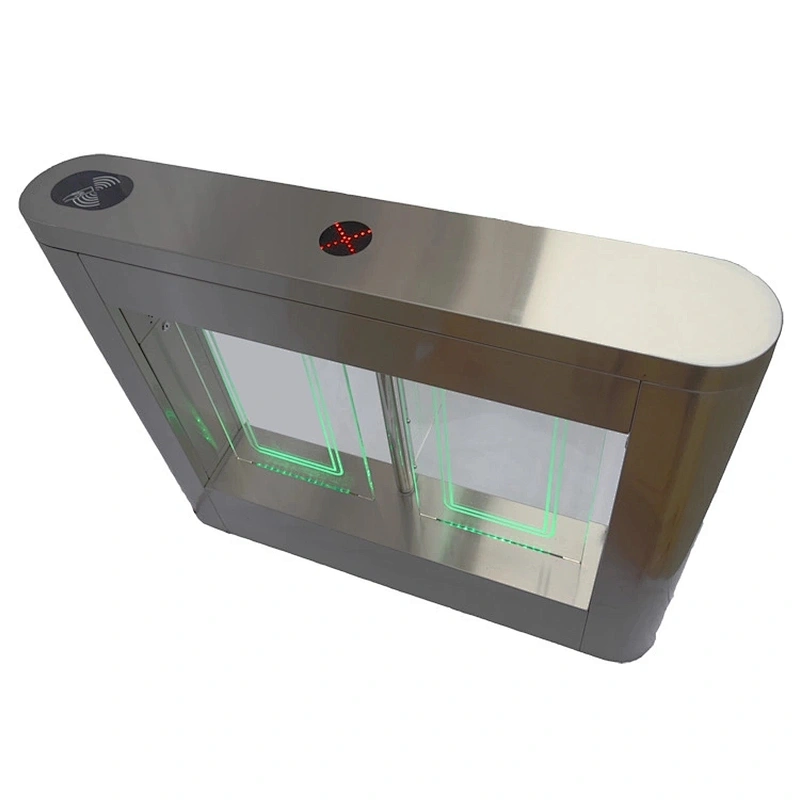 304 Stainless Steel QR Code Turnstile Pedestrian Swing Gate Barrier
