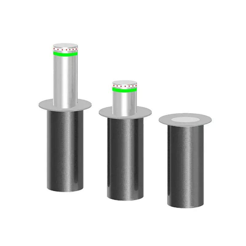 Stainless steel access control automatic rising hydraulic retractable electric bollard