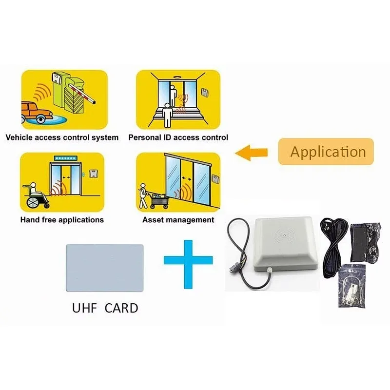 LONG RANGE PARKING ACCESS Weather Proof Housing Design RFID Card Reader Up to 7 Meters Reading Range
