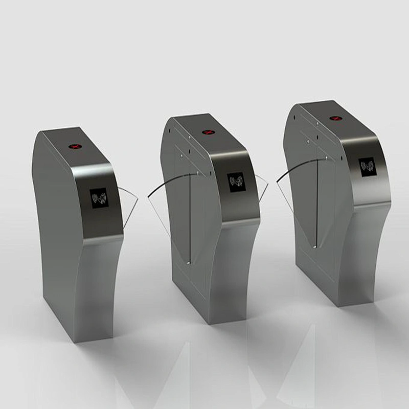 Security Intelligent Speed Gate Card Access Control Flap Barrier ESD Turnstile