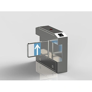 Exit and Entrance Control System Swing Turnstile 304# Stainless Steel Entrance Gate