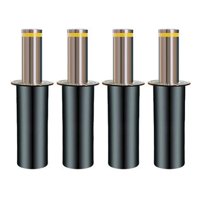 Automatic outdoor Traffic forbidden pillars bollard with LED light Max. 100-1000mm