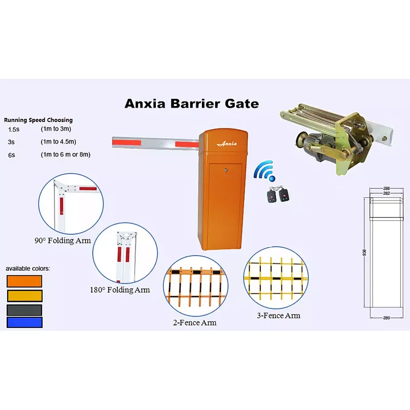 Quality Automatic Parking System Rising Arm Road Barrier Gates Malaysia Price