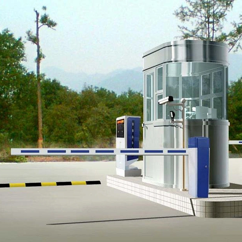 Auto boom gate parking system supplier barcode type parking system/paper ticket parking system