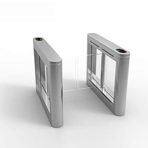 Core Biometric Access Swing Turnstile Cabinet Stadiums Gate Barriers With Esd Checker Gate
