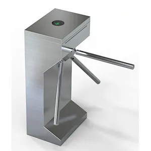 304 Stainless Steel Vertical Security Access Control High Speed Tripod Turnstile