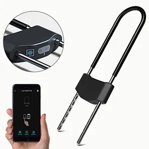 Good Quality Manufacturer Various Kinds Smart Intelligent Motorcycle Fingerprint Door Lock Bike U Lock