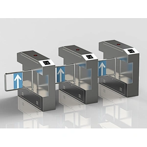Exit and Entrance Control System Swing Turnstile 304# Stainless Steel Entrance Gate