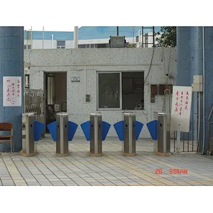 Automatic Flap Barrier Gate RFID Card Access Control Systems Equipment