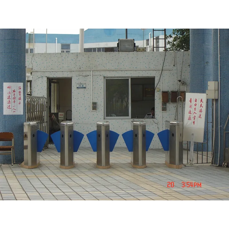 Automatic Flap Barrier Gate RFID Card Access Control Systems Equipment