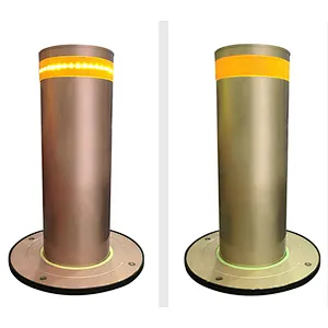 Durable Traffic Barrier Hydraulic Bollards/ Outdoor Road Bollards/ Automatic Bollard With Light