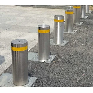 High Quality 219mm SUS Warning Post Bollard Flexible Traffic Lane Divider