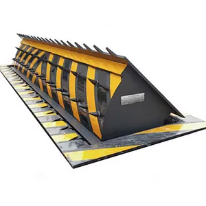 Three meter automatic electric hydraulic anti-terrorist shallow mounted road blocker