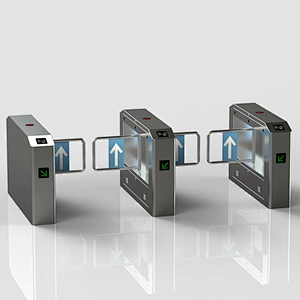 Exit and Entrance Control System Swing Turnstile 304# Stainless Steel Entrance Gate