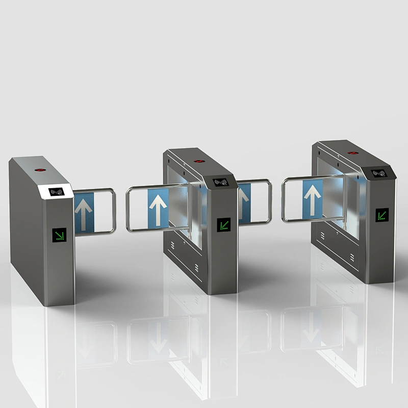 Exit and Entrance Control System Swing Turnstile 304# Stainless Steel Entrance Gate
