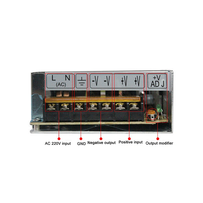 60W dc 12V 5A Power Supply for Security Gate Door Access Control