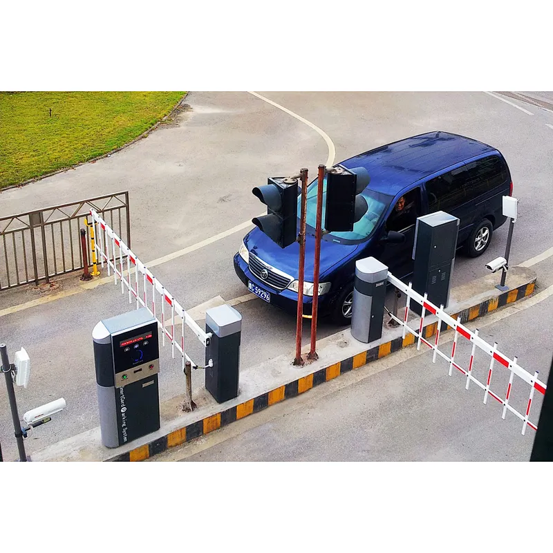 Steel Traffic Barrier Smart Gate Car Park Barrier RFID Sensor Parking System