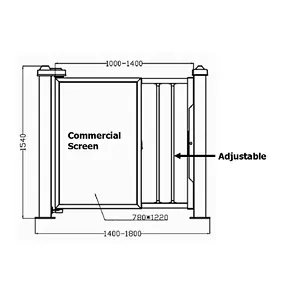 safety Adcvertising entrance latest main gate designs for security door