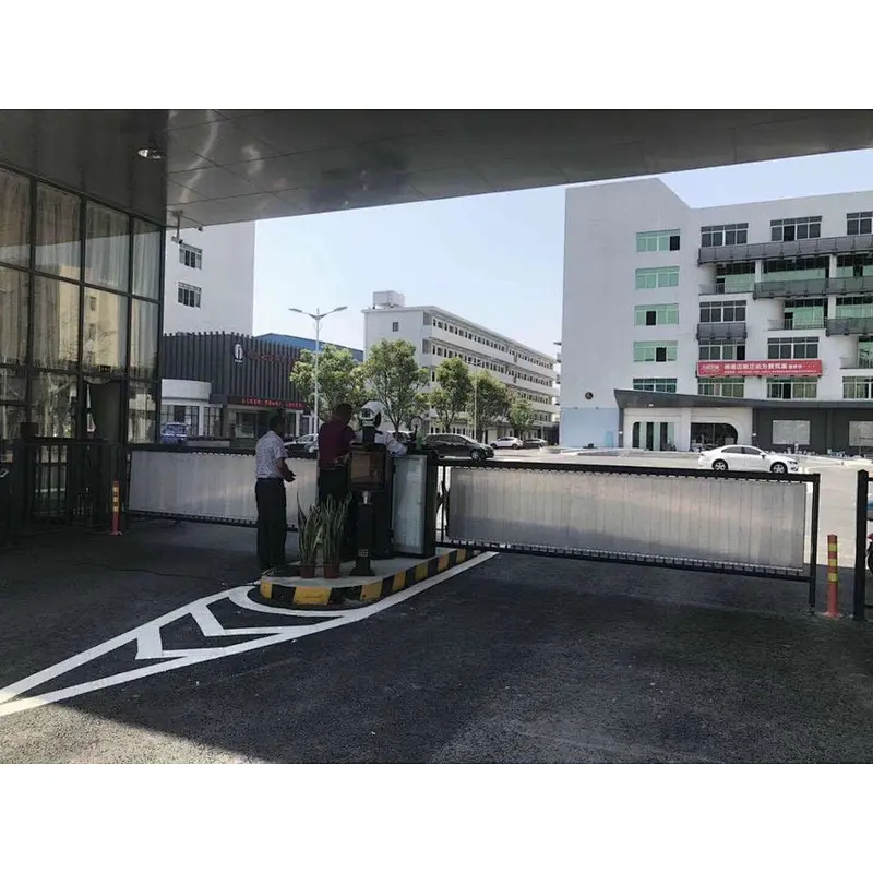 Automatic Safety Outdoor LED Advertising Screen Display Boom Barrier Gate