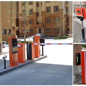 Anxia parking system barrier gate card dispenser ticket parking system