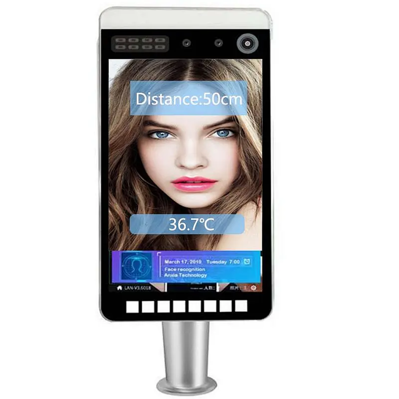 8 inch time attendance facial recognition device for India