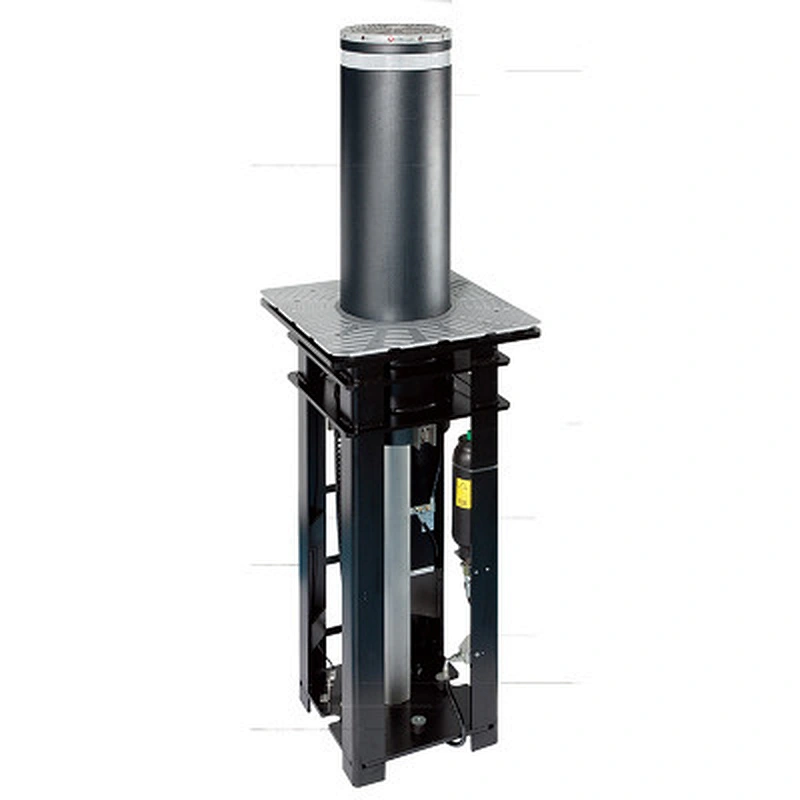 Illuminated Hydraulic Rising Bollards Remote Control Parking Security Rising Bollards